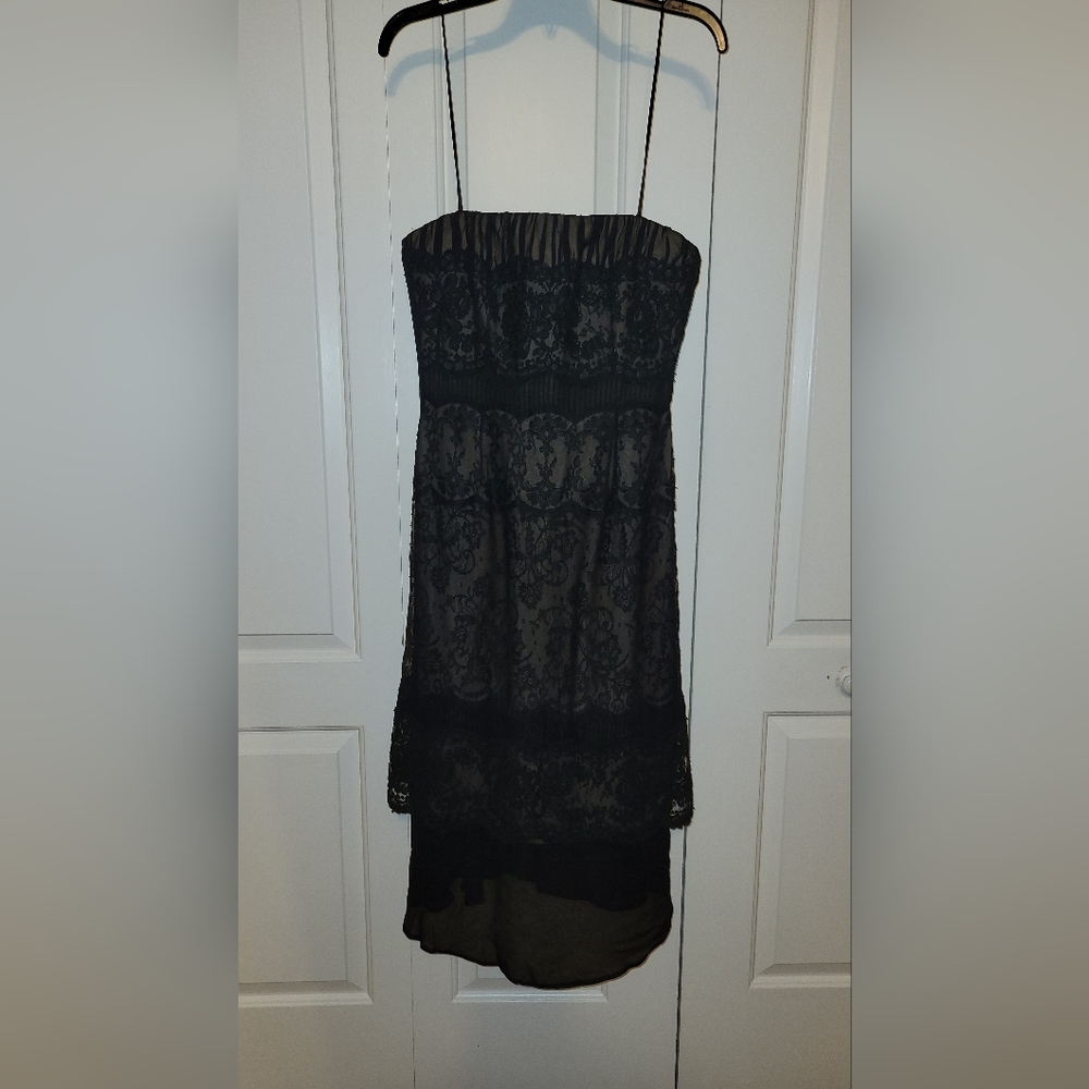 Beautiful Carmen Mark VALVO Womens Strapless Evening Gown